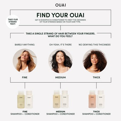 OUAI Fine Hair Shampoo - 10 fl oz - Ulta Beauty