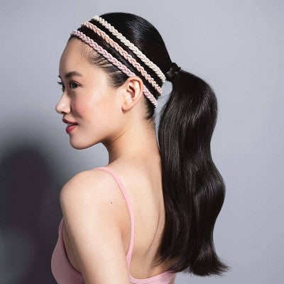 The Hair Edit Salutation Fabric Headbands - Multicolor - 3pk