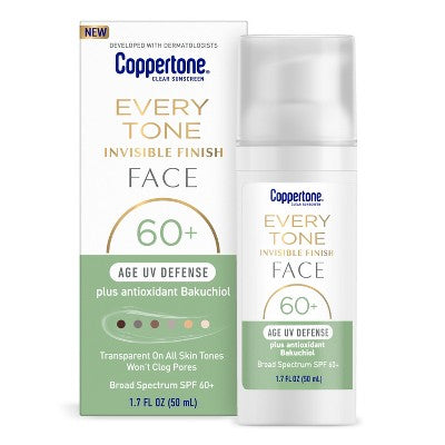 Coppertone Age Defense Every Tone Face Sunscreen - SPF 60+ - 1.7 fl oz