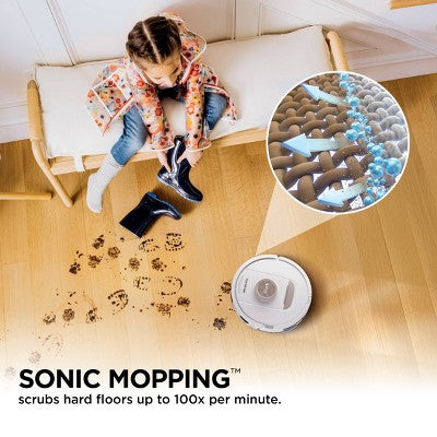 Shark Stratos 2-in-1 Robot Vacuum & Mop RV2710ZE 9" Cleaning Path White (LOCAL PICKUP ONLY)