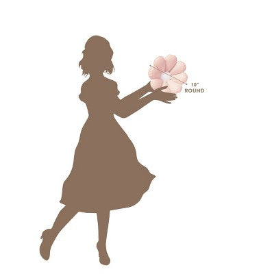 Minnidip 5ct Balloon Garland: Flower in Blush Matte