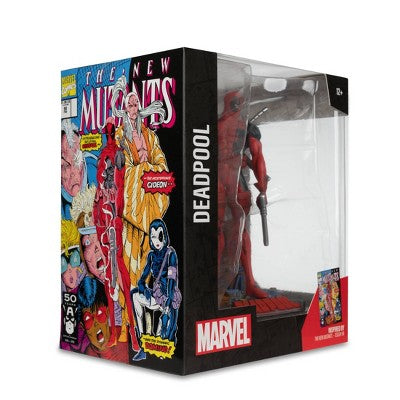 Marvel Deadpool 1:10th Scale Action Figure with Art Card: 22 Points of Articulation, Metal & Plastic Material