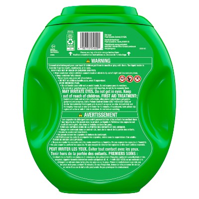Gain Original Flings Laundry Detergents - 102ct: Paraben-Free, Bleach-Free, Concentrated, Child-Resistant Packaging