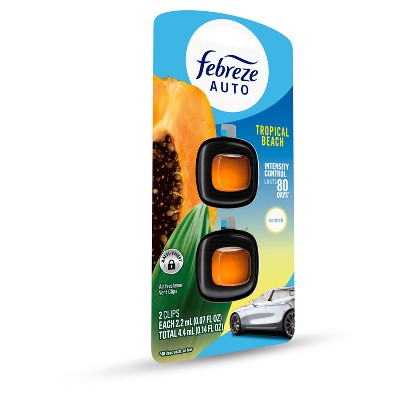 2ct Febreze Auto Tropical Beach