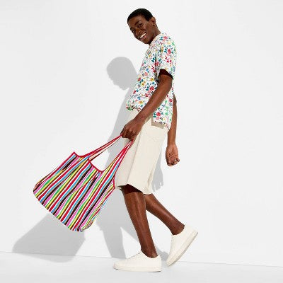 Pride Reusable Bag - Multicolor Striped