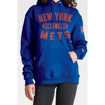 MLB New York Mets Men's Champion Hooded Sweatshirt - L