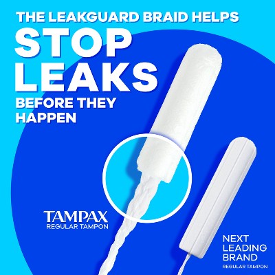 Tampax Pearl Ultra Absorbency with LeakGuard Braid Tampons - Unscented - 45ct