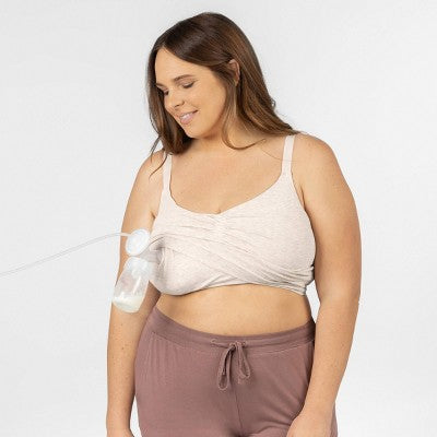 Kindred Viscose  Bamboo Hands Pumping Lounge & Sleep Bra  L Busty