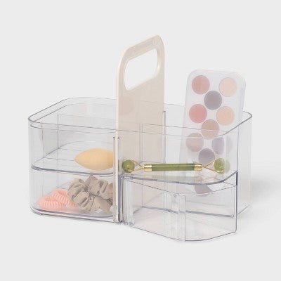 Cosmetic Vanity Makeup Caddy Off White - Brightroom