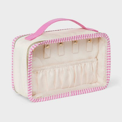 Multi-Function Travel Jewelry Organizer Case - Wild Fable Cream/Pink