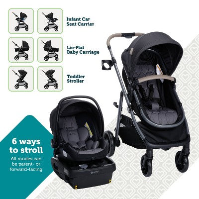 Safety 1st on Board Slide 6-in-1 Travel System with Safety Slide Base - Gray (LOCAL PICKUP ONLY)