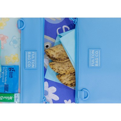 Fulton Bag Co. 2pk Leatherette Snack Pouches - Blue