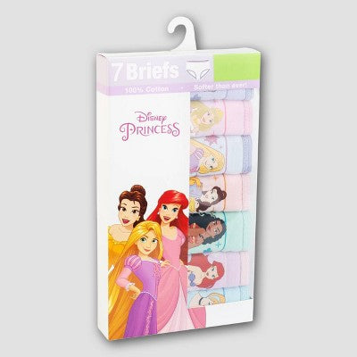 Toddler Girls' Disney Princess 7pk Bikini Underwear - 2T-3T