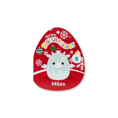 Squishmallows 12" Miles Teal Dragon Ornament with Frosted Bottom Medium Plush