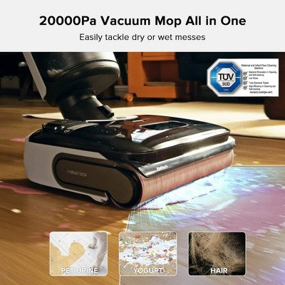 Roborock F25 Cordless Wet Dry Vacuum Cleaner, Floor Washer, Self-Cleaning & Drying System, 60 Min Run Time, Zero-Tangle & Streak-Free (LOCAL PICKUP ONLY)