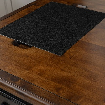 Powell Posie Kitchen Island with 2 Stools Black (LOCAL PICKUP ONLY)