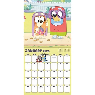DateWorks 12"x12" 2026 Bluey Wall Calendar