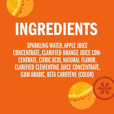IZZE Clementine Sparkling Juice - 6pk/8.4 fl oz Cans