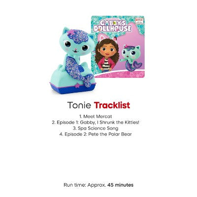 tonies Gabby's Dollhouse: MerCat Tonie Figurine *ADD 3 TO YOUR CART & 1 IS FREE!*