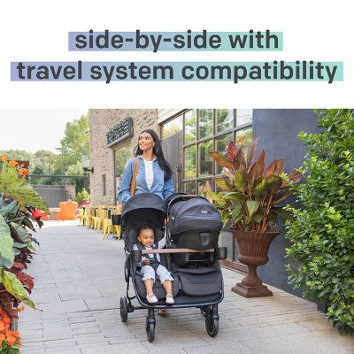 Joie Rosemary Full-Size Double Stroller - Shale (LOCAL PICKUP ONLY)