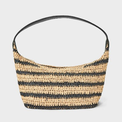 Soft Shoulder Crochet Bag - A New Day Black