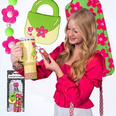 CharCharms Flower Water Bottle Boot Pink