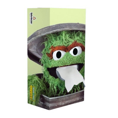 Blowze Sesame Street Sneeze Oscar Facial Tissue - 124ct