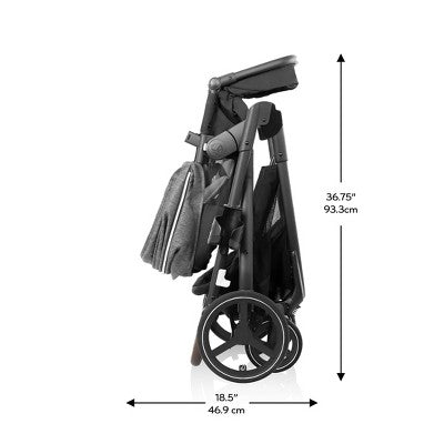Evenflo Shyft Intuiti+ Travel System Featuring Revolve180 LiteMax NXT with Sensory Soothe - Angler Tweed (LOCAL PICKUP ONLY)