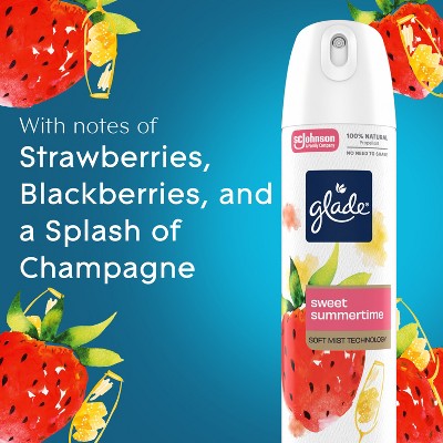 Glade Aerosol Air Fresheners - Sweet Summertime - 7.3oz