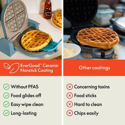 bella Flip and Store Waffle Maker Surf