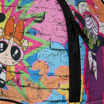 Space Junk 18" PowerPuff Girls' Power Graffiti Backpack - Pink