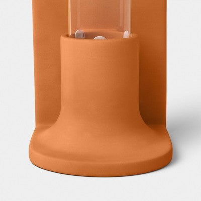 Terracotta Glass Terrarium with Tall Back - Threshold