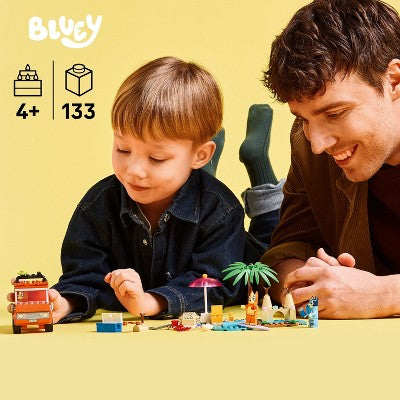 LEGO Bluey: Bluey's Beach & Family Car Trip Building Set 11202