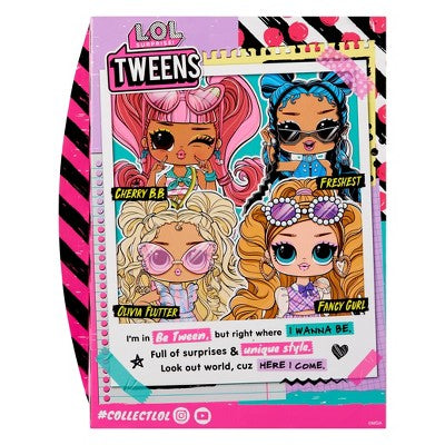 L.O.L. Surprise! Tweens Core Doll - Fancy Girl: Fashion Doll with Removable Clothes, Accessories, Curly Brown Hair