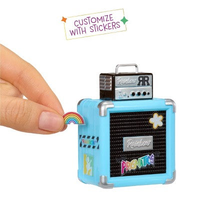 Rainbow High Jr High Rock Band - Skyler, Blue 9" Fashion Doll with Microphone, Stand and Stickers