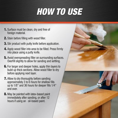 DAP Plastic Wood Latex 3oz Natural