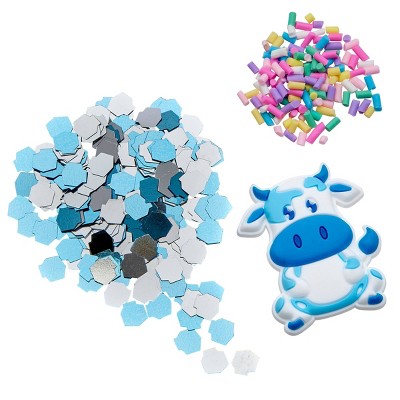 Cra-Z-Slimy Slime Dome Blue Moo: Creativity Focus, Slimes & Putties, 2.4oz, 4 Pieces