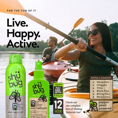 Shubug Active Insect Repellent Personal Bug Spray 6oz