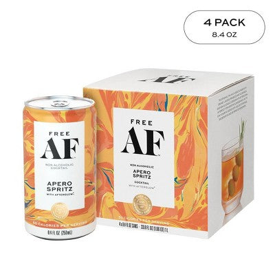 Free AF Non-Alcoholic Apero Spritz - 4pk/8.4 fl oz Cans