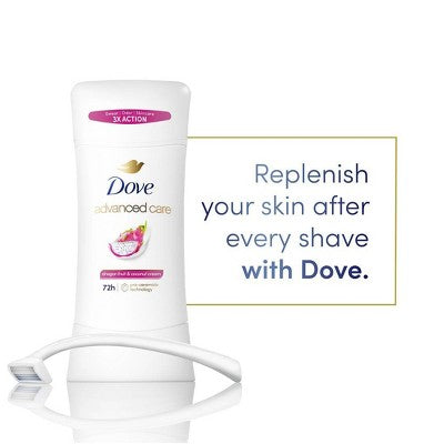 Dove Beauty Advanced Care Antiperspirant Deodorant Stick - Dragon Fruit and Coconut Cream - 72-Hour - 2.6oz