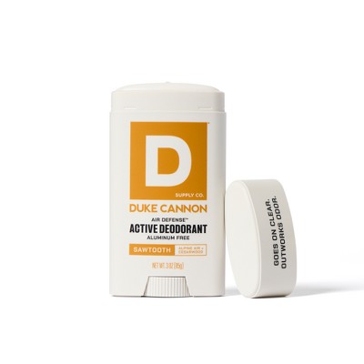 Duke Cannon Supply Co. Air Defense Active Aluminum-Free Deodorant Stick for Men - Sawtooth - 3oz