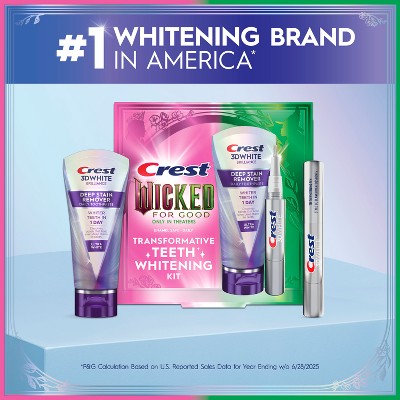 Crest Wicked Deep Stain Remover Toothpaste and 3D Whitening Pen EXP 4/27