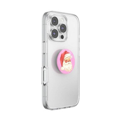 PopSockets PopGrip Cell Phone Grip and Stand - Santa Pink