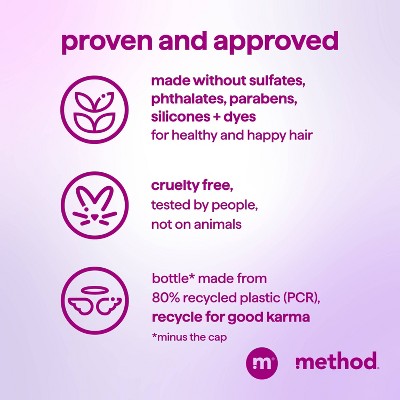 Method Serene Escape Smoothing Conditioner Sulfate & Silicone Free - 13.5 fl oz: Moisturizing, For Dry Hair, Paraben-Free