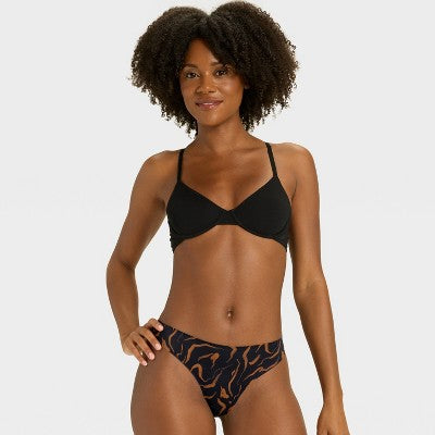 Women's Luxury Collection Bonded Invisible Edge Thong Underwear S