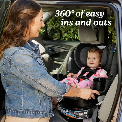 Graco EasyTurn 360 2-in-1 Rotating Convertible Turning Car Seat - Solae (LOCAL PICKUP ONLY)