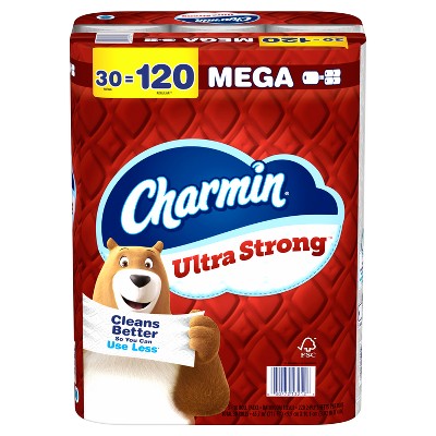 Charmin Ultra Strong Toilet Paper - 30 Mega Rolls