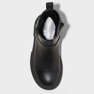 Girls' Crosby Harness Moto Boots - art class Black 5
