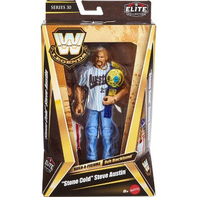 WWE Elite Legends "Stone Cold" Steve Austin Action Figure & Accessories, Series 30, 6" Set