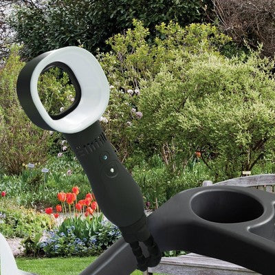 Nuby Bladeless Fan with LED Lights: USB Rechargeable, 3 Speeds, 13" Height, 0.67 lbs